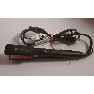 Kim Kimble Infrared Flat Iron Hair Straightener TESTED & WORKS GREAT!